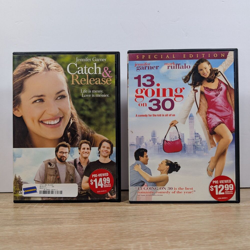 Jennifer Garner DVD Bundle – 13 Going on 30 + Catch & Release (Blockbuster)